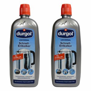 Durgol Universal Schnell-Entkalker für Geräte, Armaturen, Oberflächen, 2er Set, 2 x 750 ml