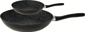 Pfannen Set Induktion Bratpfanne Pfanne kratzfest antihaft 20 + 28 cm
