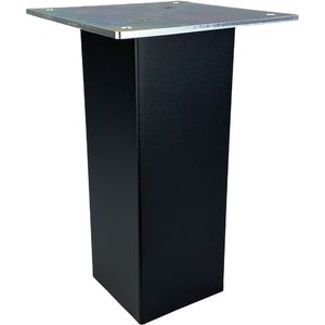 Barkonsole Connect 70 x 70 x 170 mm gerade schwarz