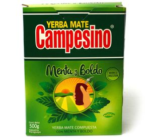 Čaj Yerba Mate Campesino Menta y Boldo 500g - Mätový a bylinný čaj 0,5kg - Yerba Mate Čaj z Paraguaja