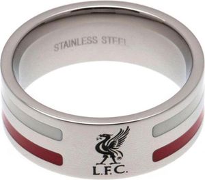 Farebný prsteň FC Liverpool TA1672 (veľký) (strieborný/červený/biely)