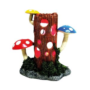Nobby Aqua Ornaments "Stamm mit Pilzen" LED, 23,8 x 11,7 x 23,3 cm