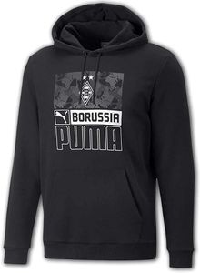 Puma Kinder Borussia Mönchengladbach Ftbl Core Hoodie Jr. - 767545, Farbe:Schwarz, Textil:152