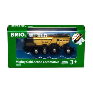 BRIO Goldene Batterielok mit Licht und Sound BRIO 63363000