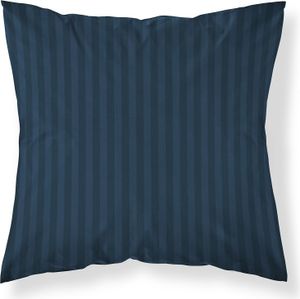 Kissenbezug, Schlafkissenbezug, Damast, 100% Baumwolle, Streifen 70x80 Dunkelblau Kissenbezug, Schlafkissenbezug, Damast, 100% Baumwolle, Streifen 70x80 Dunkelblau