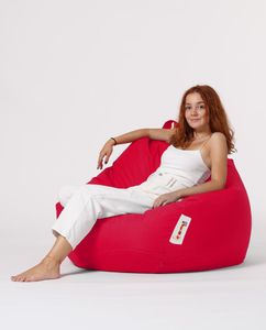 Hanah Home, Premium- FRN1168, rot, Klassische Sitzsäcke, 100% ige Styropor mit hoher Dichte recycelt