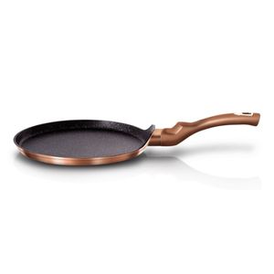 Berlingerhaus Pan für Pfannkuchen mit Marmoroberfläche 28 cm Rosengold Metallic Line BH-6180