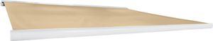 HOME DELUXE - LED Vollkassettenmarkise ELOS 350 x 250 cm, Sandfarben, LED