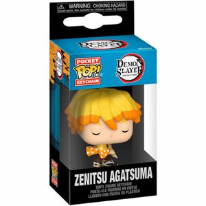 Funko POP Pocket Keychain Vinyl - Demon Slayer Zenitsu Agatsuma - 4cm