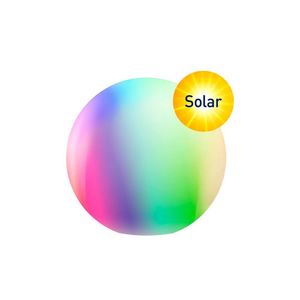 TINT Müller-Licht Solar LED-Gartenleuchte Calluna, Ø 45 cm, RGB+W