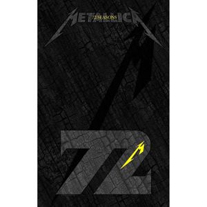 Metallica - Poster "72", Verkohlt, Stoff RO9690 (Einheitsgröße) (Schwarz/Grau)