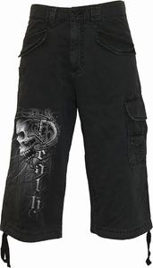 Spiral Direct - "Death Forever" Cargo-Shorts für Herren/Damen Uni HE2854 (M) (Schwarz)
