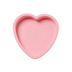 Backform Schönes gesunder sicheres Silikon Liebesherzschokoladenform für Zuhause-Rosa Herz