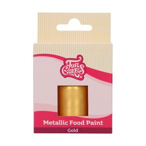 FunCakes FunColours Metallic Food Paint Gold 30ml