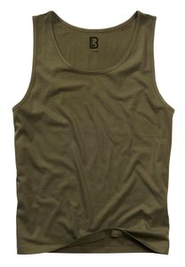 Brandit T-Shirt Tank Top in Olive-M