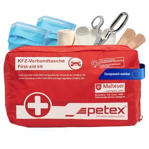 PETEX Erste Hilfe Verbandtasche nach DIN 13164 rot