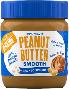 Applied Nutrition Fit Cuisine Peanut Butter 350 g 100% natural (glatt) / Peanut / Erdnussbutter / Leckere, leicht zu verteilende weiche Erdnussbutter