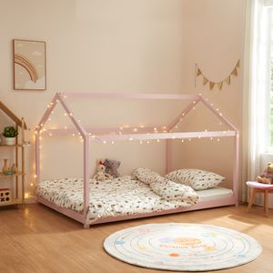 Detská posteľ 'Cerro' posteľ do domu 140x200cm Ružová