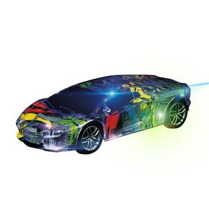 Toi-Toys - Ferngesteuertes Auto - Street Racer Flashy Neon (18cm)