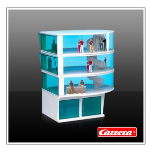 Carrera Toys Press Tower, Blau, Transparent, Weiß