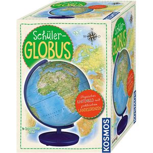KOSMOS 673031 Schüler-Globus Physisches Kartenbild mit politischen Ländergrenzen, 26 cm Durchmesser