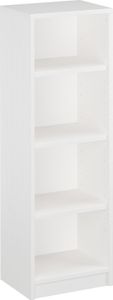 Bücherregal weiß Holzregal Kiefer massiv Wandregal verschiedene Höhen Standregal V-90.82-40W120 cm