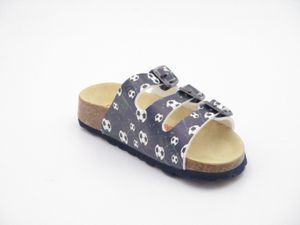 Fussbettpantoffel blau/mehrfarbig (8090) 32
