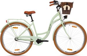 Goetze Style 28 Zoll Citybike, 3-Gang Shimano Nabenschaltung, Tiefeinstieg mit Rücktrittbremse, Damenfahrrad mit Korb