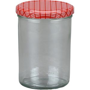 Siena Home Sturz-Glas "Cucinare" 440ml rot/weiß 15er Pack