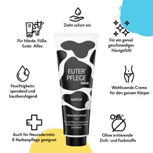 HAKA Euterpflege spezial 500 ml Reparierende Creme für raue & strapazierte Haut