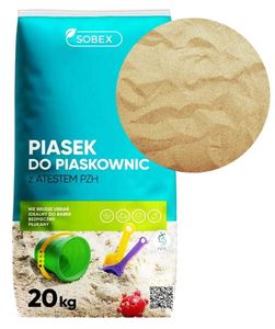 Zatwierdzony piasek do piaskownicy 20 kg