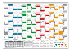 Green Wandkalender DIN A2 2022 gefaltet Wandplaner inkl Ferien & Feiertage 