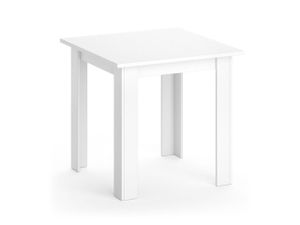 Livinity® Karlos jedálenský stôl, 80 x 80 cm, biely