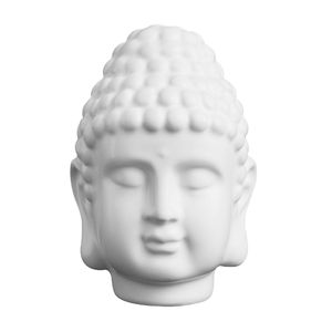 TOP Weisse Buddha Deko Figur asiatisch ca.19 cm hoch aus Keramik auch in gold