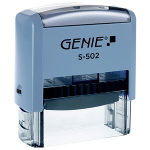 GENIE S-502 Selbstfärbender Stempel Set mit bis zu 5 Zeilen