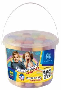 Kreda Jumbo Wiaderko Fun 20szt ASTRA Kreda Jumbo Wiaderko Fun 20szt ASTRA