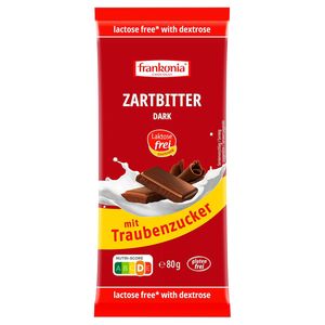Frankonia laktosefreie Zartbitter 80g