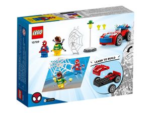 LEGO 10789 Marvel Spider-Mans Auto und Doc Ock Set, Spidey und seine Super-Freunde, baubares Spielzeug für Jungen und Mädchen ab 4 Jahren, mit im Dunkeln leuchtenden Teilen