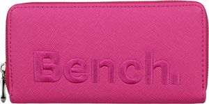 Bench Große XXL Damen Geldbörse Portemonnaie Brieftasche Clutch umlaufender Reißverschluss Pink
