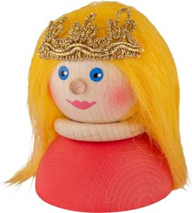 Tischkasperlfigur Prinzessin | Holzkopf | Handgefertigt | Kinder ab 3