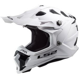 LS2 MX700 Subverter Evo Motocross Helm Farbe: Weiß, Grösse: XXL (63/64)