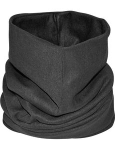 Schlauchschal Mundschutz Schlauchtuch Schal Multifunktionstuch mit Fleece Uni Schwarz