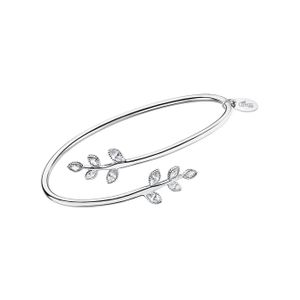 LOTUS Silver Zirkonia Armreif Damen Zweige 925 Sterling Silber LP1783-2/1 hochwertiger Marken-Schmuck ideal als Geschenkidee für Geburtstag Hochzeit inklusive Originalverpackung D2JLP1783-2-1