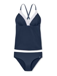 Schiesser Tankini bikini bade-anzug Ocean Swim nachtblau 42