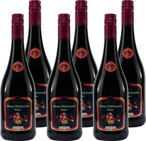 Schwarze Mädchentraube Merlot Rotwein -lieblich- (6 x 0,75L) Schwarze Mädchentraube Merlot Rotwein -lieblich- (6 x 0,75L)