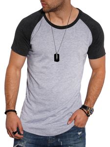 Style-Division Herren T-Shirt SDBOISE Basic im Raglan-Stil
