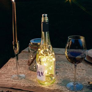 Flaschenlichterkette Lichterkette 30 LED´s warmweiß Deko Party 4h-Timer Batterie
