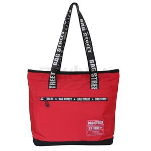 Bag Street - leichter Damen Shopper Schultertasche Handtasche - Rot