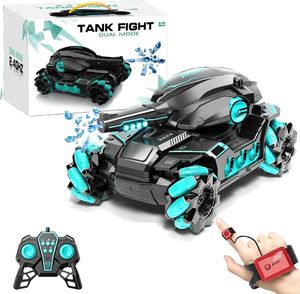 RC-Buggy RC Panzer Spielzeugauto für Kinder mit Wasserbomben & Nebel, Geschenk,2-in-1 RC Panzer, Handschuhkontrolle, 4WD, 2.4GHz Fernbedienung RC-Buggy RC Panzer Spielzeugauto für Kinder mit Wasserbomben & Nebel, Geschenk,2-in-1 RC Panzer, Handschuhkontrolle, 4WD, 2.4GHz Fernbedienung