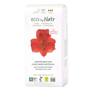 Eco by Naty, Podpaski, 28 sztuk (PRODUKT Z NIEMIEC)